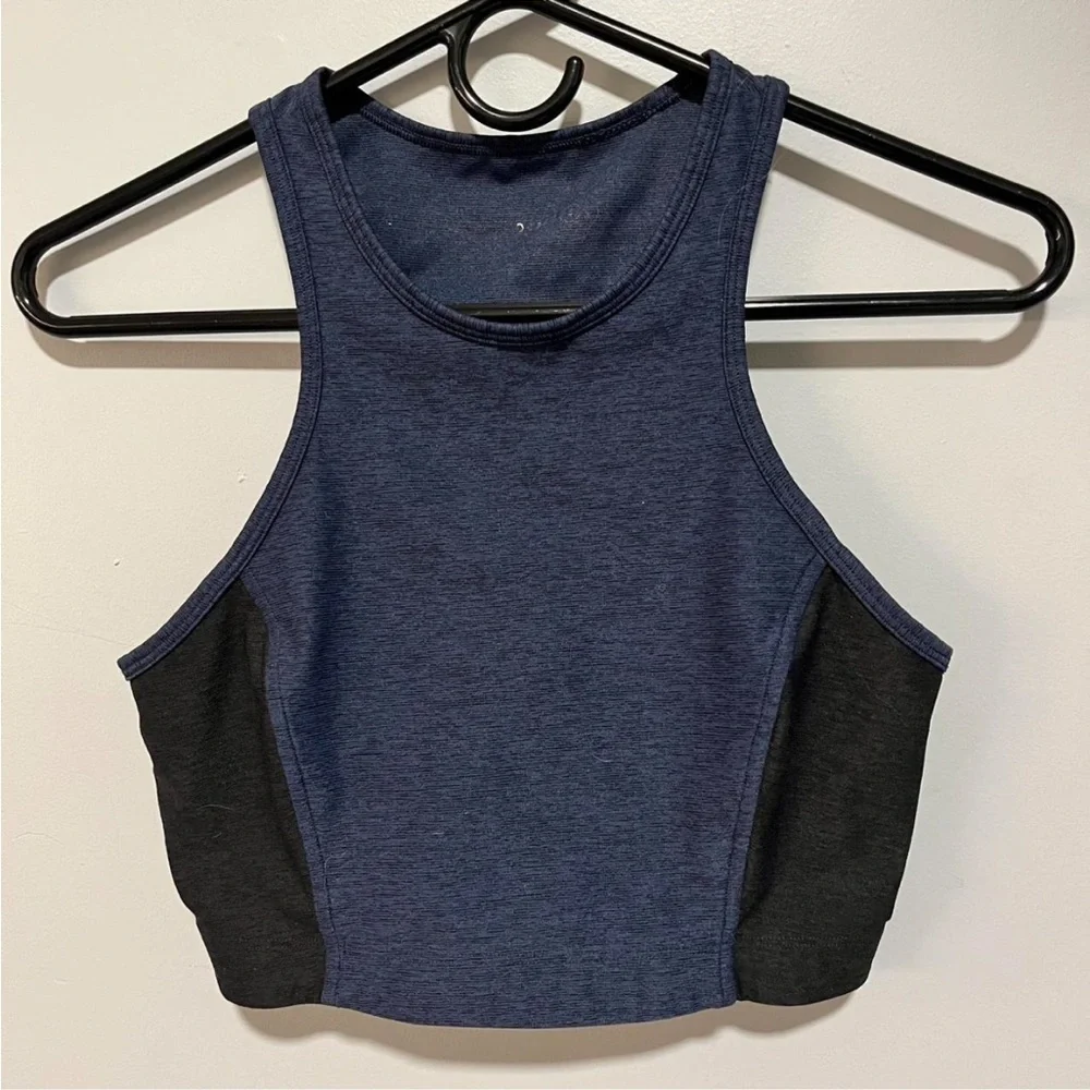 Outdoor Voices Navy Black XS Crop Top / Sports Bra